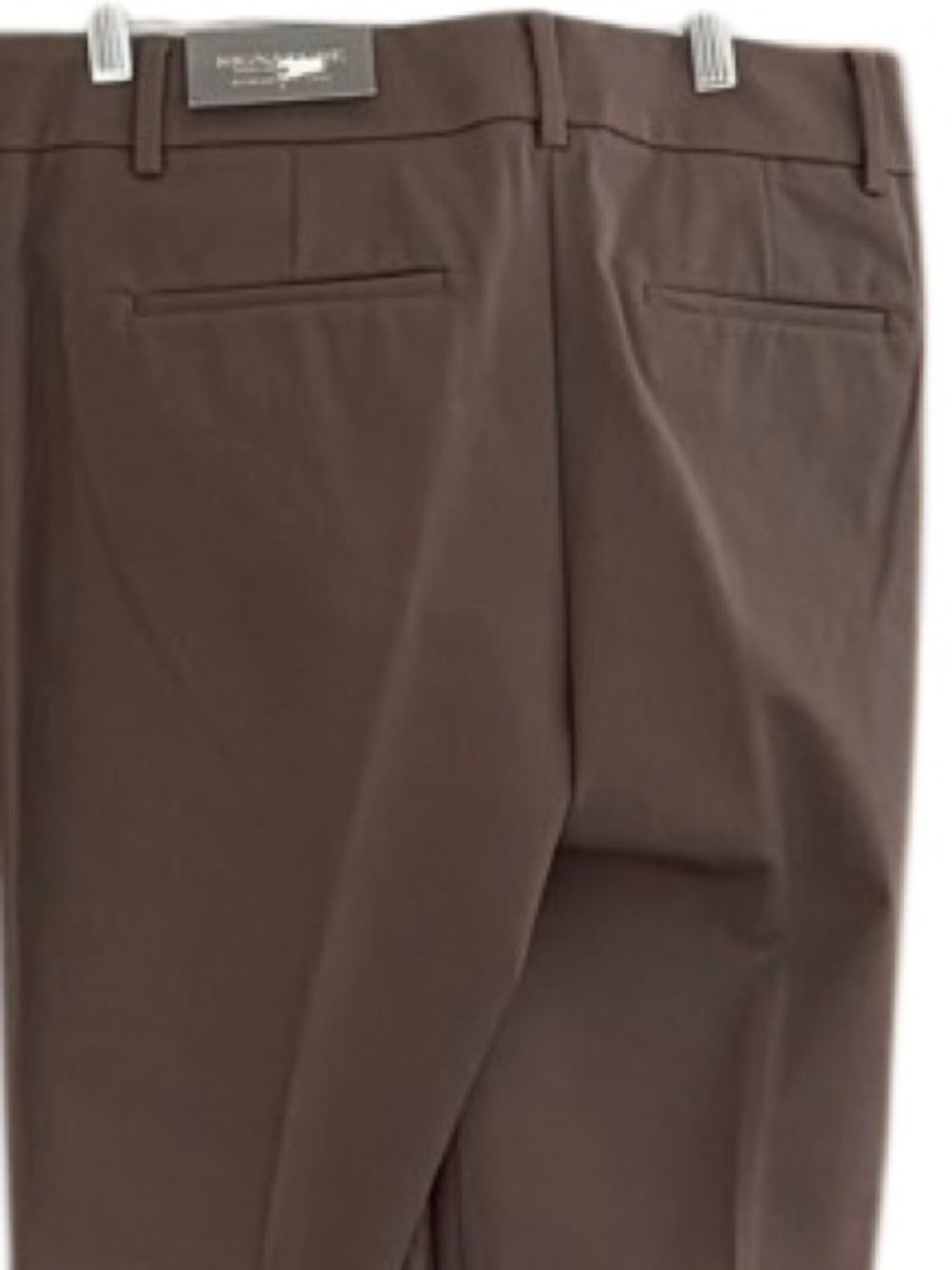 NWT Ann Taylor brown Signature Straight Leg pants, size 8. - Picture 4 of 8